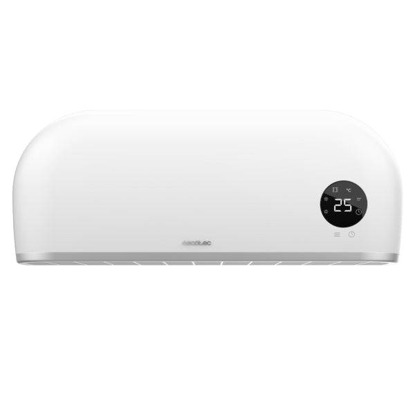 Cecotec ReadyWarm 2000 Max Box Ceramic Termoventilatore da Parete - 2000W - Copertura fino a 20m2 - IPX2 - Telecomando e WiFi - Display LED - Termostato - Timer 12h - Colore Bianco