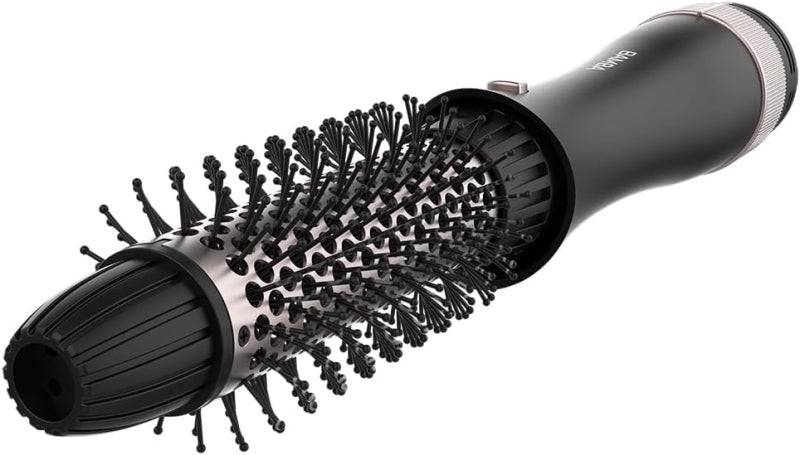Cecotec Bamba CeramicCare 10in1 Styler Spazzola Lisciante 10 in 1 - Potenza 1500W - Rivestimento Ceramica - Funzione Aria Fredda - Cavo Girevole 360° - Testine Assortite - Nero