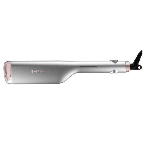 Cecotec Bamba RitualCare 2000 Summer Waves Piastra Capelli per Onde - Temperatura Regolabile - Funzione Ionizzante - Punta Fredda - Cavo 360º 1.8m - Borsa da Viaggio - Spegnimento Automatico - Argento