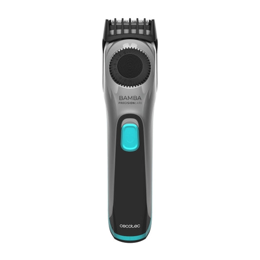 Cecotec Bamba PrecisionCare AllDrive Pro Regolabarba - Lame Titanio - Uso Wireless e con Cavo - Autonomia 75min - Lame Estraibili - Ergonomico - Grigio