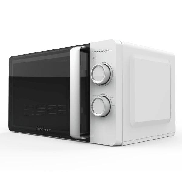 Cecotec Proclean 3010 Flatbed Forno a Microonde senza Piatto - Potenza 700W - Capacità 20L - Rivestimento Ceramico - Timer 30min - Tecnologia 3Dwave Avvolgente - Colore Nero