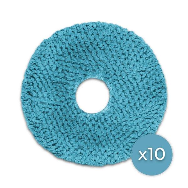 Cecotec Confezione da 10 Mopas - Compatibile con Conga Windroid 1090 - Colore Blu