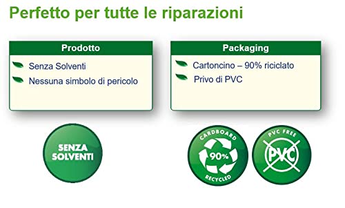 Bostik MAX REPAIR adesivo di riparazione super forte, flessibile, per incollaggi estremi g 20, Trasparente