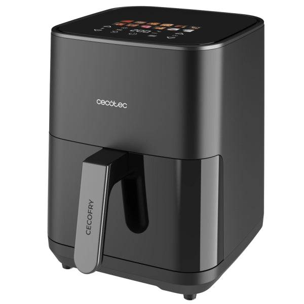 Cecotec Cecofry and Grill Duoheat 4000 Friggitrice ad Aria 3 in 1 - Potenza 1900W - Risultati Uniformi - Griglia - Pizze Croccanti - Capacità 4L - Controllo Temperatura - Colore Nero