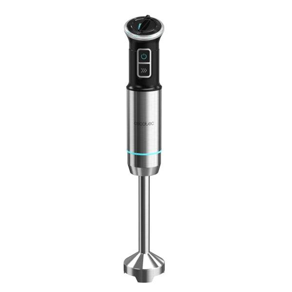 Cecotec Power Neutron 1100MAX Frullatore a Mano - 1100W - Lame in Titanio - Campana Antischizzo - Velocità Regolabile - Aggancio Rapido e Sicuro - Ergonomico - Funzione Turbo - Colore Nero