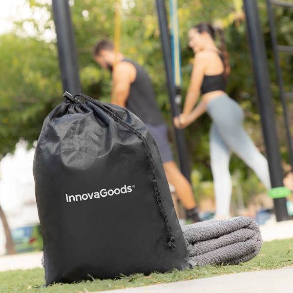 Innovagoods Rebainer Set di 5 Bande di Resistenza con Accessori - Resistenza Regolabile - Guida Esercizi - Portatile - Manici in Schiuma - Accessori Inclusi - Colori secondo Livello
