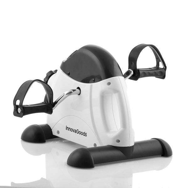 Innovagoods Pedaliera Statica per Gambe e Braccia - Resistenza Regolabile - Contatore LCD Digitale - Uso Interno - 35x31x39cm - Colore Nero