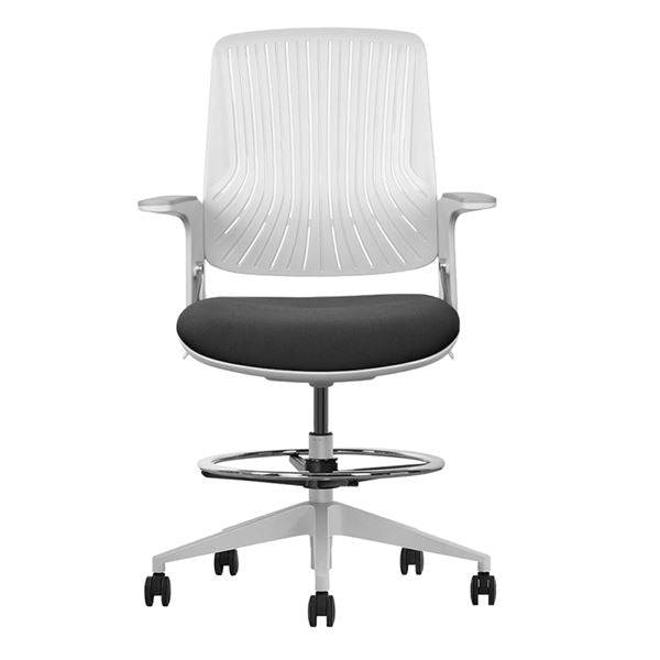 Cromad Elevare Pro Sedia da Ufficio - Elevatore Gas - Schienale Ergonomico - Inclinazione Regolabile - Resistenza Estrema all'Usura - Base Robusta - Ruote Silenziose