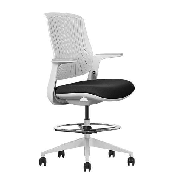 Cromad Elevare Pro Sedia da Ufficio - Elevatore Gas - Schienale Ergonomico - Inclinazione Regolabile - Resistenza Estrema all'Usura - Base Robusta - Ruote Silenziose