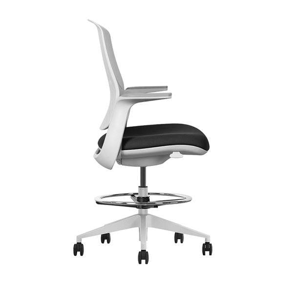 Cromad Elevare Pro Sedia da Ufficio - Elevatore Gas - Schienale Ergonomico - Inclinazione Regolabile - Resistenza Estrema all'Usura - Base Robusta - Ruote Silenziose