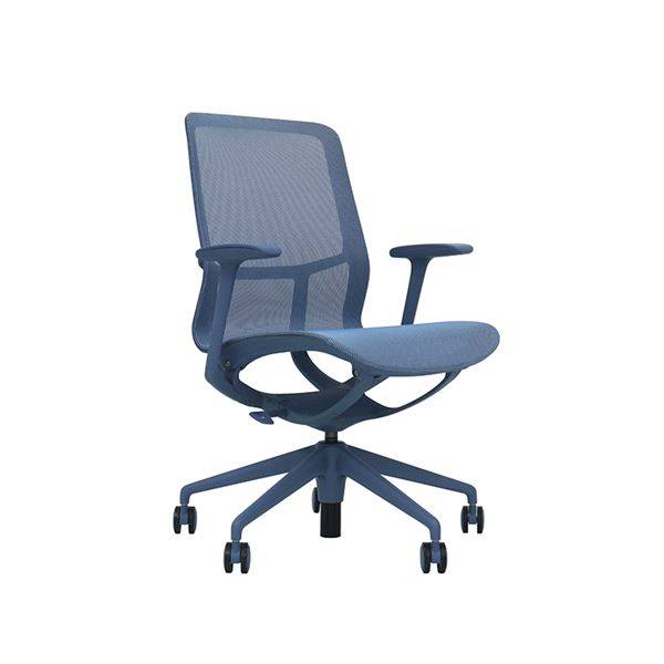 Cromad Gama Sense Elegance Sedia da Ufficio - Pistone Gas Grado 4 - Schienale Ergonomico - Rete Elastica 3D Traspirante - Braccioli Regolabili