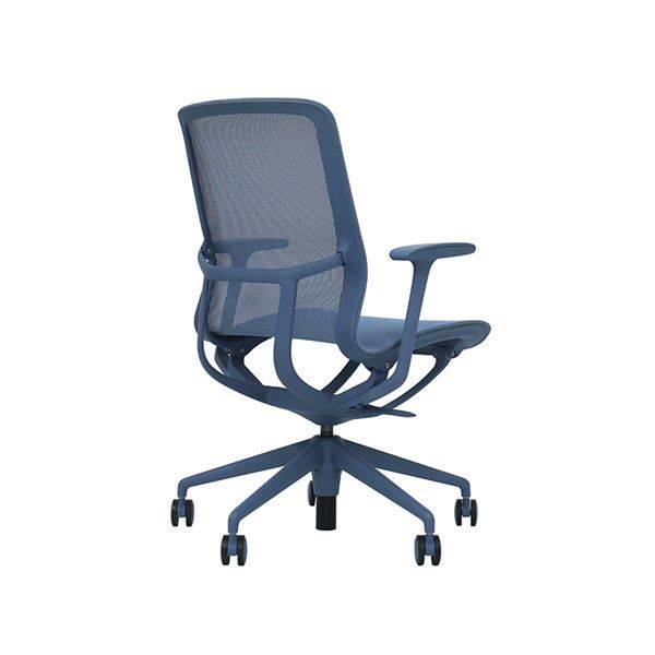 Cromad Gama Sense Elegance Sedia da Ufficio - Pistone Gas Grado 4 - Schienale Ergonomico - Rete Elastica 3D Traspirante - Braccioli Regolabili
