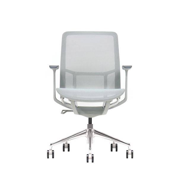 Cromad Gama Sense Elegance Sedia da Ufficio - Pistone Gas Grado 4 - Schienale Ergonomico - Rete Elastica 3D Traspirante - Braccioli Regolabili