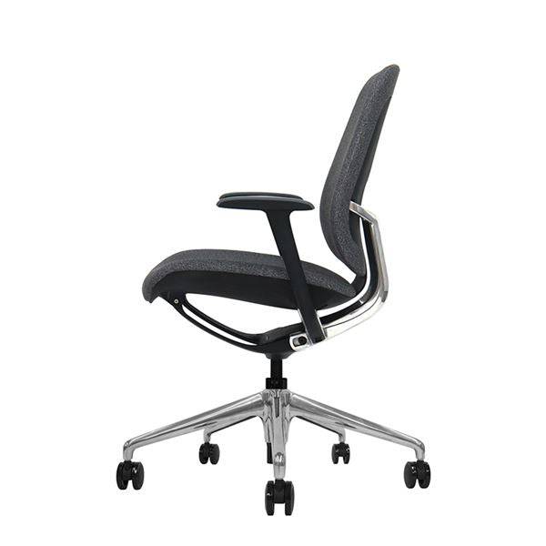 Cromad Zenith Collection Sedia da Ufficio - Pistone Pneumatico Grado 4 - Schienale Ergonomico - Braccioli Regolabili - Colore Nero