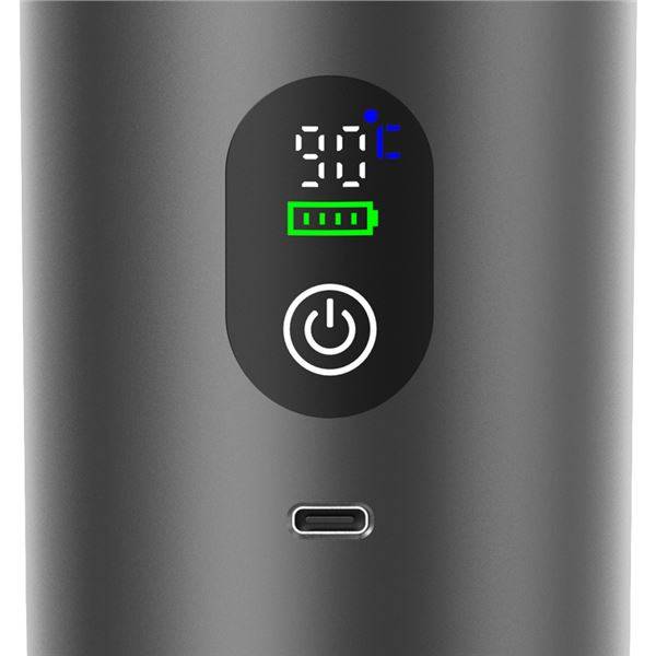 Muvip Xpresscup Caffettiera Portatile - Compatibile con Caffè Macinato e Capsule DG e NS - Pressione di 20 Bar - Modalità Calda e Fredda - Colore Grigio