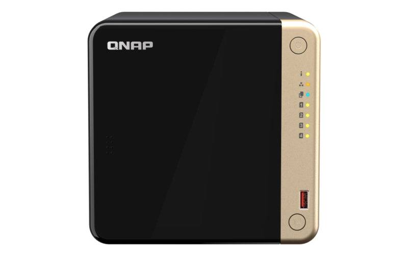 QNAP TS-464-8G NAS Torre Procesador Intel Celeron N5095 - Memoria 8GB - 4 Bahias 2.5", 3.5", M.2 - USB, HDMI, Ventilador 120mm