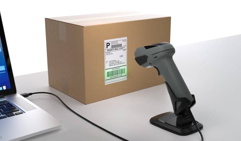 Safescan 310-W Lettore Codice a Barre 1D e 2D - USB-A - Plug and Play - Ergonomico