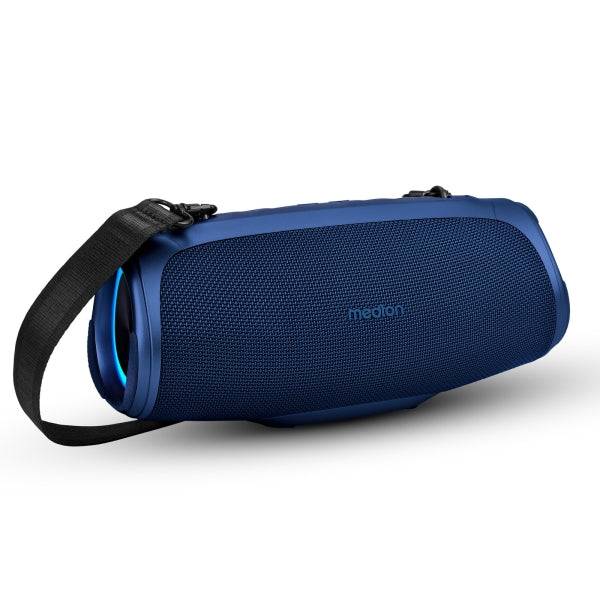 Medion Life P61746 M Altoparlante 30W - Bluetooth 5.3 - Modalità Broadcast - Resistente all'Acqua - Fino a 42 Ore di Autonomia - Illuminazione RGB - Colore Blu