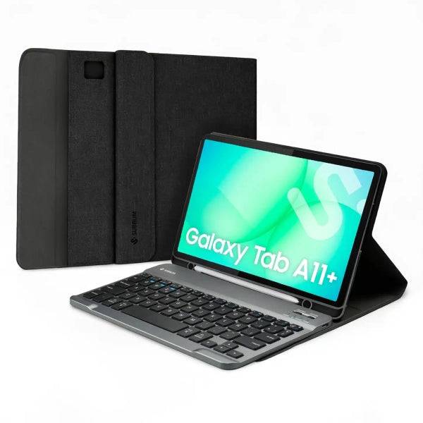 Subblim KeyTab Pro BT Cover con Tastiera per Samsung Galaxy Tab A11+ 11" - Bluetooth 5.2 - Protezione 360º - Autonomia Fino a 30H - Colore Nero
