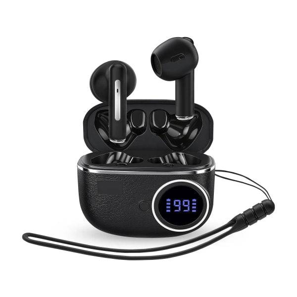 Energy Sistem ChargeView TWS Cuffie - Bluetooth 5.4 - Tecnologia True Wireless - 20h Autonomia - Display Stato Batteria - Colore Nero
