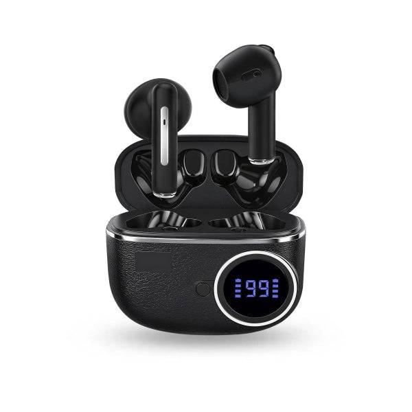 Energy Sistem ChargeView TWS Cuffie - Bluetooth 5.4 - Tecnologia True Wireless - 20h Autonomia - Display Stato Batteria - Colore Nero