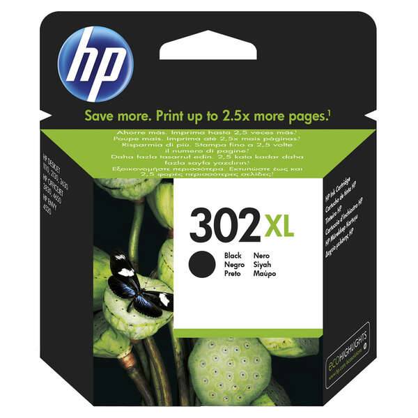HP 302XL Nero Cartuccia d'Inchiostro Originale - F6U68AE
