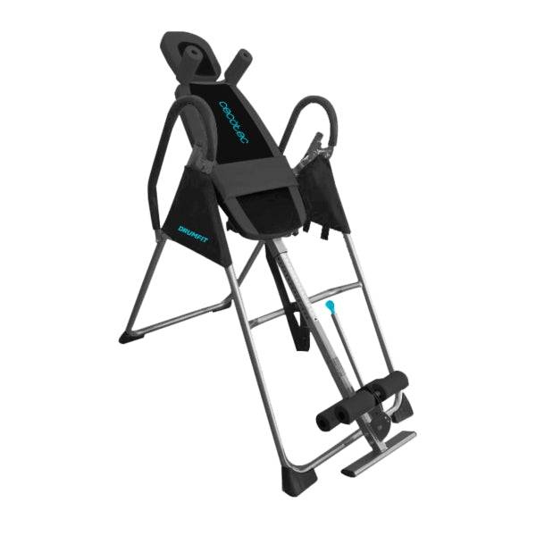 Cecotec Drumfit Inversion 1800 Tavola Inversione - Supporta fino a 120kg - Include Accessori - Pieghevole - Altezza Regolabile - Vari Livelli - Nero