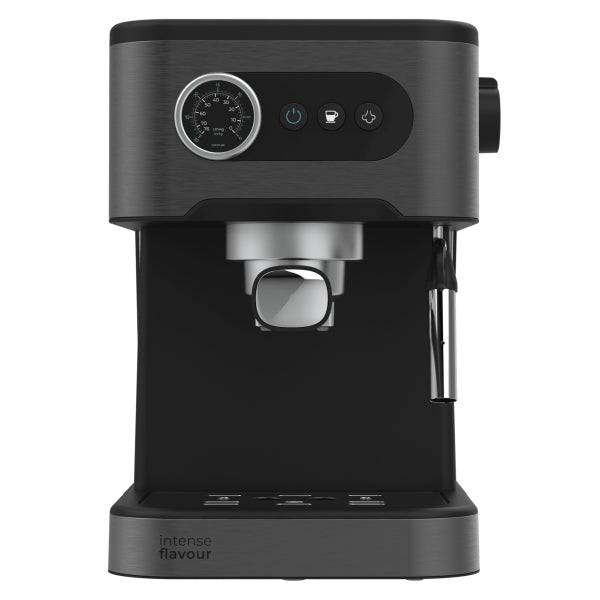 Cecotec Power Espresso 20 Pro Latte Macchina per Caffè Espresso - Capacità 1.5L - Pressione 20bar - Serbatoio 550ml - Vapo - Scaldatazze - Serbatoio Latte - Display con Pulsanti - Colore Nero