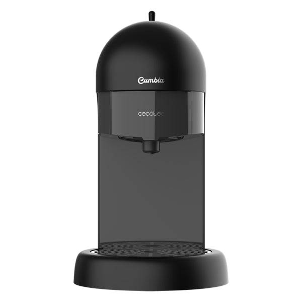 Cecotec Cumbia Capricciosa Black Macchina per Caffè Espresso Compatibile con Capsule - Potenza 1100W - Pressione 19bar - Serbatoio 600ml - Filtro Lavabile in Lavastoviglie - Colore Nero