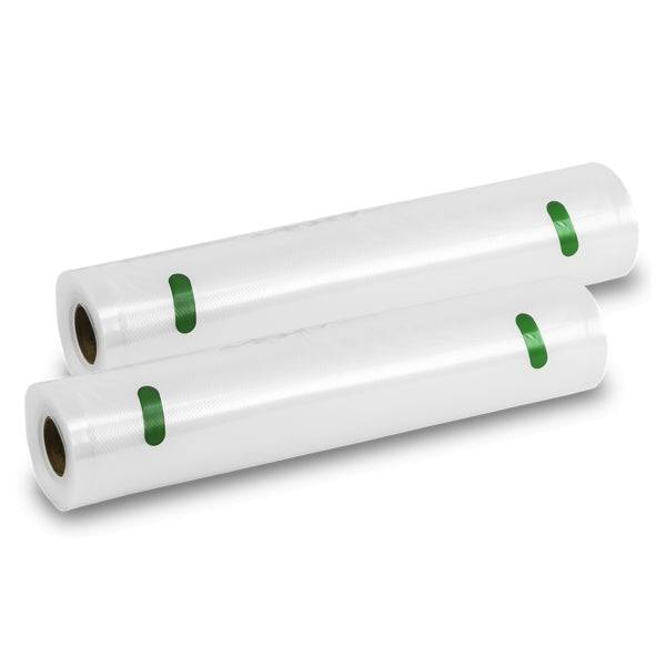 Cecotec Pack 2 Rotoli 6m per Sottovuoto - Temperatura Regolabile - 28cm di Larghezza - Colore Trasparente