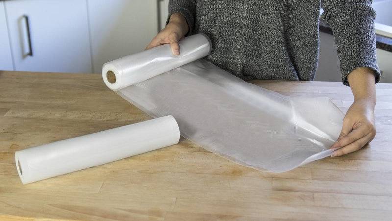 Cecotec Pack 2 Rotoli 6m per Sottovuoto - Temperatura Regolabile - 28cm di Larghezza - Colore Trasparente