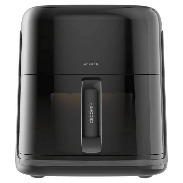 Cecotec Cecofry and Grill Smokin'Prime 6500 Friggitrice ad Aria con Doppia Resistenza - 2200W - Capacità 6,5L - Temperatura Regolabile - Grill - Affumicatore - Finestra di Visualizzazione - Colore Nero