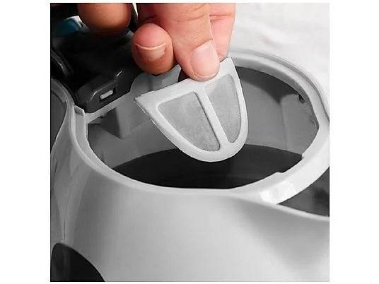 Cecotec ThermoSense 120 Bollitore 1L - Potenza 1100W - Privo di BPA - Base 360º Indipendente - Filtro Anticalcare - Spegnimento Automatico - Colore Bianco