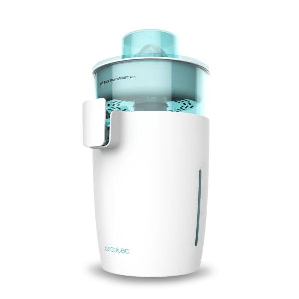 Cecotec Zitrus TowerAdjust Easy 800 White Spremiagrumi Elettrico - Potenza 800W - Capacità 0.5L - Beccuccio Antigoccia - Filtro con Regolatore di Polpa - Coni Smontabili - Colore Bianco