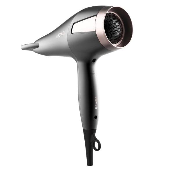Cecotec IoniCare Elegance Asciugacapelli - Potenza 2400W - Tecnologia con Ioni - Temperatura Regolabile - Cavo 1.8m - Funzione Aria Fredda - Diffusore - Velocità Regolabile - Nero