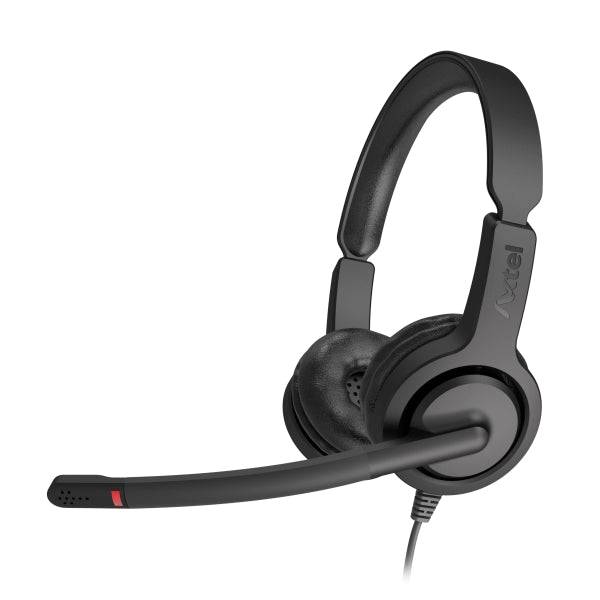 Axtel Voice UC28 Cuffie con Microfono USB - Connessione USB-A - Cancellazione del Rumore - Costruzione Robusta
