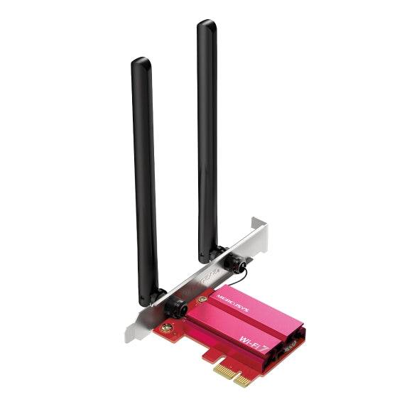 Mercusys MA37BE Adattatore di Rete PCIe BE6500 - WiFi 7 - Bluetooth 5.4 - 2 Antenne