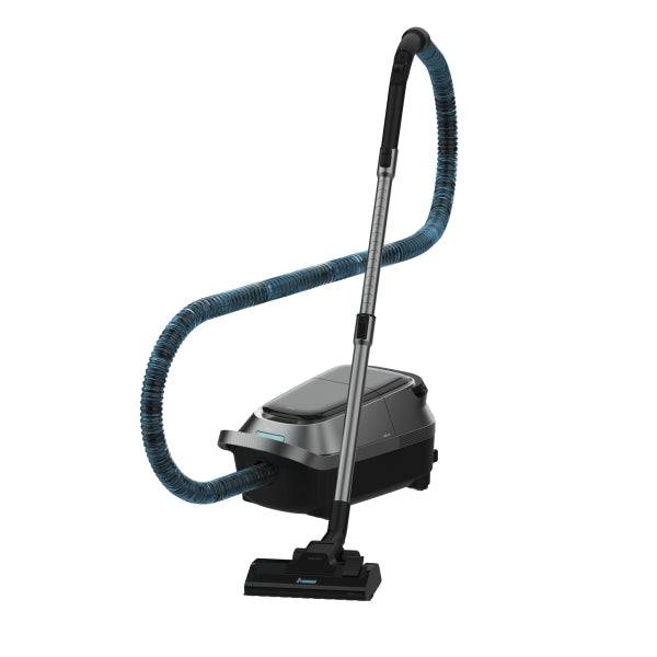 Cecotec Conga Powerbag 5000 ProStyle Aspirapolvere a Traino - 890W - Serbatoio 5L - Cavo 6m - Display Digitale - Include Accessori - Doppio Filtro Hepa - Colore Grigio