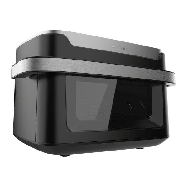Cecotec Cecofry Advance 10000 Full Vision Friggitrice ad Aria - 2200W - Capacità 10L - Temperatura Regolabile fino a 200°C - Maniglia Tatto Freddo - Finestra di Visualizzazione - Colore Nero
