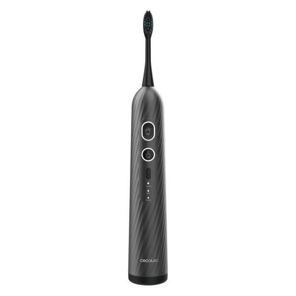 Cecotec ToothCare Jet Splash UltraSonic Spazzolino e Irrigatore Dentale - Serbatoio 60ml - Pressione 120PSI - 3 Modalità - Autonomia di 4 Settimane - IPX7 - Testine Incluse - Timer - Colore Grigio Scuro