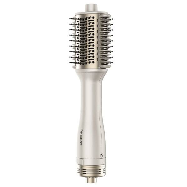 Cecotec Air DryBold Spazzola Soffiante - 1200W - Piastre Riscaldanti - Temperatura Regolabile - Rivestimento Ceramico - Generatore di Ioni - Multifunzione - Punta Fredda - Colore Bianco