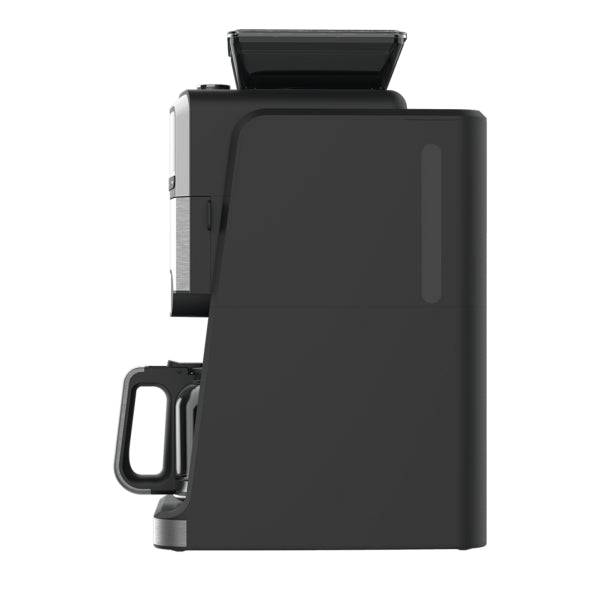 Cecotec Coffee 66 Grind and Brew Macchina da Caffè Filtro 12 Tazze - 1400W - Caraffa 1.5L - Programmabile - Finiture in Acciaio Inossidabile - Serbatoio e Macinacaffè Integrato - Colore Nero e Grigio