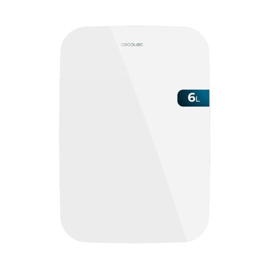 Cecotec Bolero MiniCooling 6L Bahamas White Mini Frigorifero Portatile - Capacità 6L - Voltaggio 12V - Temperatura Regolabile - Raffredda fino a 5°C - Funzione Riscaldamento fino a 65°C - Colore Bianco