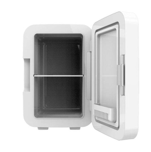 Cecotec Bolero MiniCooling 6L Bahamas White Mini Frigorifero Portatile - Capacità 6L - Voltaggio 12V - Temperatura Regolabile - Raffredda fino a 5°C - Funzione Riscaldamento fino a 65°C - Colore Bianco