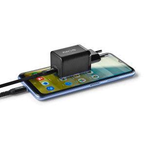 NGS BUD65W-L Caricatore GaN 65W per Portatili Lenovo - USB C Power Delivery e PPS - 5 Connettori DC Inclusi - Cavo USB C 1,5 m 60W - Design Ultraportatile - Protezione da Sovraccarichi e Surriscaldamento