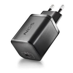 NGS BUD65W-L Caricatore GaN 65W per Portatili Lenovo - USB C Power Delivery e PPS - 5 Connettori DC Inclusi - Cavo USB C 1,5 m 60W - Design Ultraportatile - Protezione da Sovraccarichi e Surriscaldamento