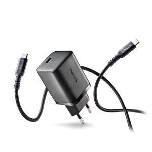 NGS BUD65W‑AC Caricabatterie GaN 65W per Portatili Acer - USB C Power Delivery e PPS - 4 Connettori DC Inclusi - Cavo USB C 1.5m 60W - Design Ultraportatile - Protezione contro Surriscaldamento e Sovraccarichi
