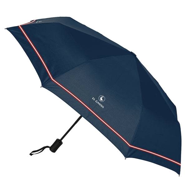 Safta el Ganso Classic Ombrello Automatico 102cm - 8 Pannelli - Manico Gommato - Punta in PVC - Poliestere - Nervature in Acciaio 8mm - Colore Blu Marino
