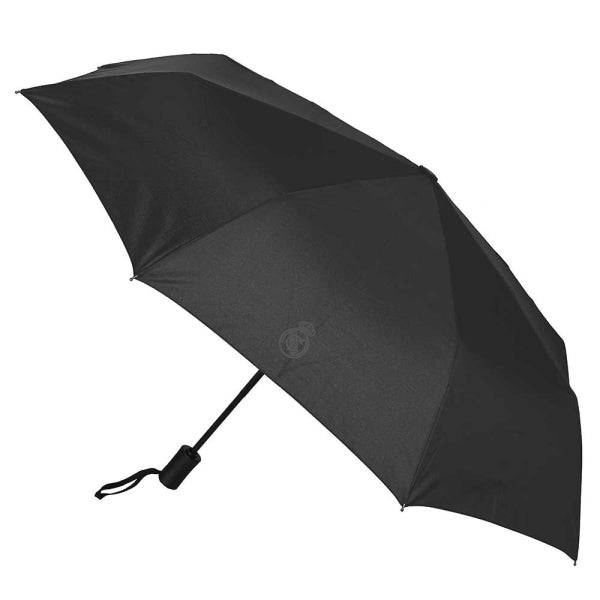 Safta Real Madrid Premium Ombrello Automatico 102cm - 8 Pannelli - Manico Gommato - Punta in PVC - Poliestere - Stecche in Acciaio 8mm - Colore Nero