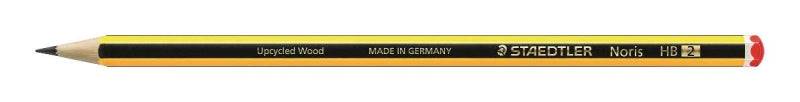 Staedtler Noris 120-2 Espositore con 100 Matite Grafite Esagonale HB - Mina Ultraresistente 2mm - Legno da Foreste Sostenibili